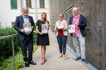 Präsentierten gemeinsam den Gesundheitsbericht 2020: Josef Harb, Landesstellenausschuss-Vorsitzender der ÖGK Steiermark. LR Juliane Bogner-Strauß, Christa Peinhaupt, MBA, EPIG GmbH und Michael Koren, Geschäftsführer Gesundheitsfonds Steiermark (v.l.) © Foto: Land Steiermark/Streibl; bei Quellenangabe honorarfrei