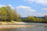 Die Murlandschaft zwischen Mureck und Bad Radkersburg ist der steirische Beitrag zum neuen 5-Länder-Biosphärenpark © Gettyimages/hsvrs