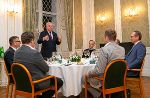 In der Grazer Burg traf Landeshauptmann Hermann Schützenhöfer mit den österreichischen Katastrophenschutzreferenten auf Verwaltungsebene zusammen. © Land Steiermark/Robert Frankl; bei Quellenangabe honorarfrei