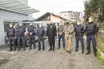 Landeshauptmann Hermann Schützenhöfer besuchte am Vormittag die Polizeistation Graz-Andritz.