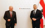 Landeshauptmann Hermann Schützenhöfer war zu Gast bei Bundeskanzler Karl Nehammer in Wien. © BKA/Tatic; Nutzung bei Quellenangabe honorarfrei Landeshauptmann Hermann Schützenhöfer war zu Gast bei Bundeskanzler Karl Nehammer in Wien.