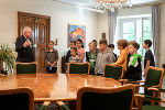 Die vierte Klasse der VS Ratschendorf zu Besuch bei LH Hermann Schützenhöfer © LandSteiermark/Binder, bei Quellenangabe honorarfrei Die vierte Klasse der VS Ratschendorf zu Besuch bei LH Hermann Schützenhöfer