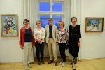 Eröffneten gemeinsam die neue Ausstellung: Iris Holeschossky, Ulrike Neger, Werner Kamenschek, Ingrid Schindling und Anna Thaller (v.l.)