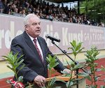 LH Hermann Schützenhöfer bedankte sich bei den Rekruten und unterstrich die Bedeutung des Bundesheers. 