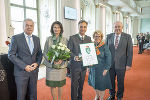 LH Hermann Schützenhöfer, Alt-LH Waltraud Klasnic, Siegfried und Andrea Nagl, LH-Stv. Anton Lang (v.r.). © LandSteiermark/Fischer; bei Quellenangabe honorarfrei