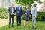 Das steirische Klimakabinett: LH-Stv. Anton Lang, LH Hermann Schützenhöfer, Vorsitzende LR Ursula Lackner, LR Hans Seitinger (v.l.). © Land Steiermark/Robert Binder; Verwendung bei Quellenangabe honorarfrei Das steirische Klimakabinett: LH-Stv. Anton Lang, LH Hermann Schützenhöfer, Vorsitzende LR Ursula Lackner, LR Hans Seitinger (v.l.).