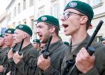 "Ich gelobe!" - 221 Rekruten des Österreichischen Bundesheeres wurden in Bad Radkersburg angelobt. © Österreichisches Bundesheer/Grebien; Verwendung bei Quellenangabe honorarfrei "Ich gelobe!" - 221 Rekruten des Österreichischen Bundesheeres wurden in Bad Radkersburg angelobt.