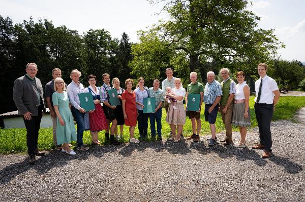 Die Preisträgerinnen und Preisträger des bereits 13. Tierschutzpreises des Landes Steiermark © Foto: Land Steiermark/Resch; bei Quellenangabe honorarfrei