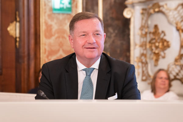 Werner Amon nahm nach erfolgter Wahl in die Landesregierung erstmals auf der Regierungsbank Platz. © Land Steiermark/Robert Binder; Verwendung bei Quellenangabe honorarfrei