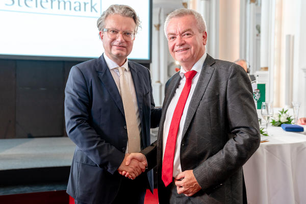 Christopher Drexler und Anton Lang © Land Steiermark/Robert Binder; Verwendung bei Quellenangabe honorarfrei