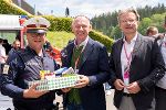 LH Christopher Drexler und BM Gerhard Karner beim Besuch der Polizei