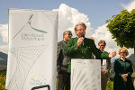 Landeshauptmann Christopher Drexler begrüßte anlässlich des Steirertreffens in Alpbach zahlreiche Ehrengäste.
