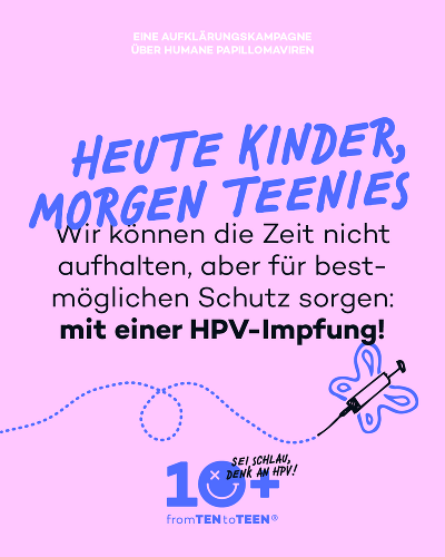 Infomaterial zur HPV-Impfwoche in der Steiermark © HPV-Allianz; Verwendung bei Quellenangabe honorarfrei