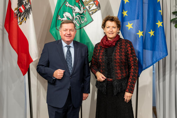 LR Werner Amon und LR Ursula Lackner. © Land Steiermark/ Binder