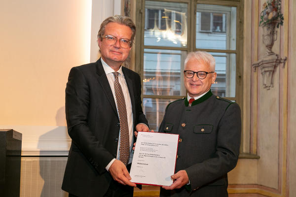 Mit dem Berufstitel „Medizinalrat“ wurde Kristian Kristoferitsch ausgezeichnet. ©      
