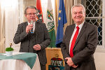 LH Christopher Drexler und LH-Stv. Anton Lang (v.l.) eröffneten den Medienempfang im Weißen Saal der Grazer Burg. © Land Steiermark/Robert Binder; Verwendung bei Quellenangabe honorarfrei LH Christopher Drexler und LH-Stv. Anton Lang (v.l.) eröffneten den Medienempfang im Weißen Saal der Grazer Burg.