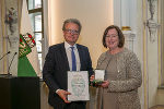 LH Christopher Drexler und Sabine Pachauer © Frankl/ Land Steiermark LH Christopher Drexler und Sabine Pachauer