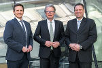 Marko Mele, LH Christopher Drexler und Josef Schrammel (v.l.). © LandSteiermark/Binder, bei Quellenangabe honorarfrei Marko Mele, LH Christopher Drexler und Josef Schrammel (v.l.).