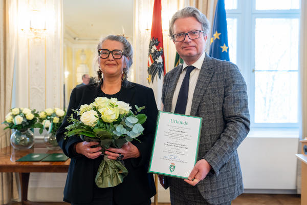 LH Christopher Drexler und Dorothea Blancke  © Foto: Land Steiermark/Binder; bei Quellanangabe honorarfrei