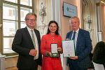 LH Christopher Drexler, Sonja Klima, LH-Stv. Anton Lang (v.l.). © Land Steiermark/ Frankl LH Christopher Drexler, Sonja Klima, LH-Stv. Anton Lang (v.l.).