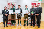 Gewinner der Wartinger-Medaille vom BG/BRG Stainach. © Land Steiermark/Robert Binder; Verwendung bei Quellenangabe honorarfrei Gewinner der Wartinger-Medaille vom BG/BRG Stainach.