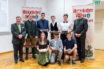 Gewinnerinnen und Gewinner der Wartinger-Medaille von der MS Langenwang. © Land Steiermark/Robert Binder; Verwendung bei Quellenangabe honorarfrei Gewinnerinnen und Gewinner der Wartinger-Medaille von der MS Langenwang.
