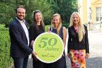 Michael Sacherer, Präsident der Ärztekammer für Steiermark, Karin Reis-Klingspiegl, GF Styria vitalis, Gesundheitslandesrätin Juliane Bogner-Strauß und Andrea Hirschenberger (Leiterin Expertisezentrum Kundenservice und Landesstellen der ÖGK) feierten gemeinsam den runden Geburtstag. (v.l)