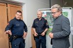 LH Christopher Drexler besuchte die Einsatzstäbe am Fliegerhorst Hinterstoisser und dankte den Behördenvertretern und Einsatzkräften © Land Steiermark; bei Quellenangabe honorarfrei LH Christopher Drexler besuchte die Einsatzstäbe am Fliegerhorst Hinterstoisser und dankte den Behördenvertretern und Einsatzkräften