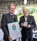 Landeshauptmann Christopher Drexler zeichnete Kammerschauspieler Klaus Maria Brandauer mit dem Ehrenzeichen für Wissenschaft, Forschung und Kunst, I. Klasse des Landes Steiermark aus.