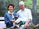Auch Landesrätin Ursula Lackner und Naturparke-Geschäftsführer Bernhard Stejskal unternahmen eine virtuelle Wanderung durch die geheimen Orte des Wildnisgebietes Dürrenstein-Lassingtal.