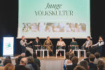 Podiumsdiskussion im Rahmen der Veranstaltung Netzwerk Volkskultur „JUNGE VOLKSKULTUR“. © The Schubidu Quartet; bei Quellenangabe honorarfrei