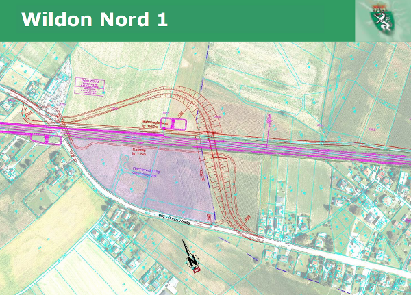 Plan für die Verkehrslösung im Norden von Wildon © Land Steiermark; Verwendung bei Quellenangabe honorarfrei