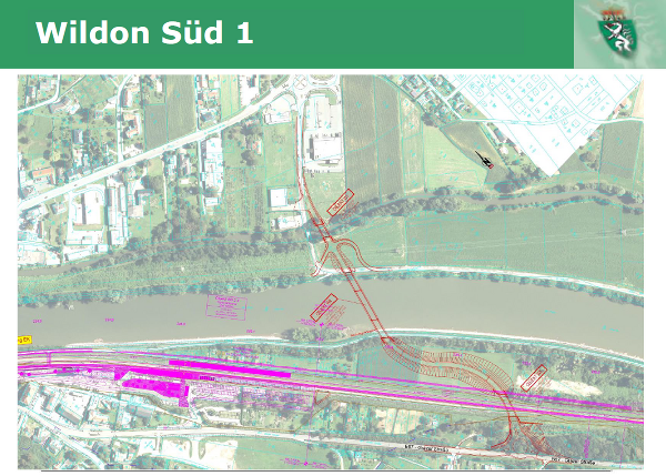 Plan für die Verkehrslösung im Süden von Wildon © Land Steiermark; Verwendung bei Quellenangabe honorarfrei