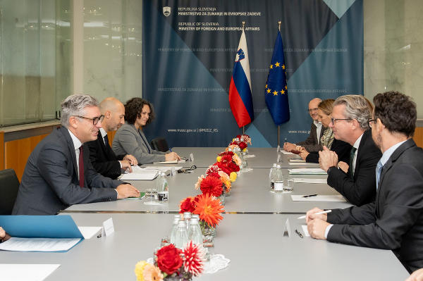 Gespräche mit Europastaatssekretär Marko Štucin in Ljubljana © Land Steiermark; bei Quellenangabe honorarfrei