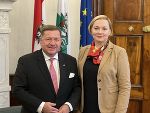 Landesrat Werner Amon empfing Lettlands Botschafterin Guna Japiņa im Landhaus. © Land Steiermark; Verwendung bei Quellenangabe honorarfrei Landesrat Werner Amon empfing Lettlands Botschafterin Guna Japiņa im Landhaus.