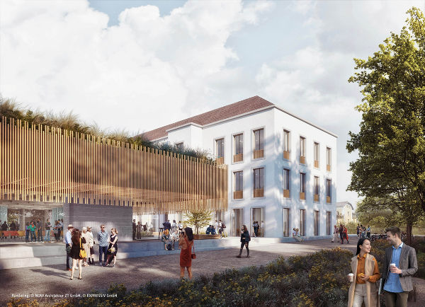 Rendering: So wird die neue Ausbildungsstätte aussehen © NOW Architektur ZT GmbH / Expressiv GmbH