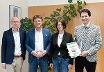 Bezirkshauptmann Markus Kraxner präsentierte gemeinsam mit Bärbel Sandriesser (Leiterin Innerer Dienst), Harald Steinwender (Leiter Sicherheitsreferat), Günter Karisch (Leiter Forstfachreferat) die Leistungsbilanz für 2023 (v.r.) © Sarah Maßenbauer/BH Leoben; bei Quellenangabe honorarfrei Bezirkshauptmann Markus Kraxner präsentierte gemeinsam mit Bärbel Sandriesser (Leiterin Innerer Dienst), Harald Steinwender (Leiter Sicherheitsreferat), Günter Karisch (Leiter Forstfachreferat) die Leistungsbilanz für 2023 (v.r.)
