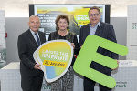 Laden zum „Langen Tag der Energie“ am 22. Juni: Landesrätin Ursula Lackner und die Energie Steiermark-Vorstände Christian Purrer (l.) und Martin Graf (r.). © Foto: Land Steiermark/Robert Binder; Verwendung bei Quellenangabe honorafrei