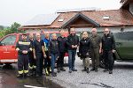 Bürgermeister Peter Domweber, Bereichsfeuerwehrkommandant Thomas Gruber, Bereichsfeuerwehrkommandant-Stellvertreter Johann Hierzer, KHD-Kommandant Andreas Fuchs, BH Kerstin Raith-Schweighofer, Landesbranddirektor-Stellvertreter Christian Leitgeb, LH Christopher Drexler, BM Klaudia Tanner, Militärkommandant Heinz Zöllner, Katastrophenschutz-Leiter Harald Eitner © Land Steiermark Bürgermeister Peter Domweber, Bereichsfeuerwehrkommandant Thomas Gruber, Bereichsfeuerwehrkommandant-Stellvertreter Johann Hierzer, KHD-Kommandant Andreas Fuchs, BH Kerstin Raith-Schweighofer, Landesbranddirektor-Stellvertreter Christian Leitgeb, LH Christopher Drexler, BM Klaudia Tanner, Militärkommandant Heinz Zöllner, Katastrophenschutz-Leiter Harald Eitner