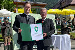 Landeshauptmann Christopher Drexler überreichte hohe Landesauszeichnung im Rahmen des 75. Landesjägertages © Land Steiermark