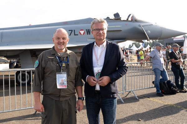 Am Nachmittag besuchte LH Christopher Drexler die Show am Gelände. © Land Steiermark; bei Quellenangabe honorarfrei