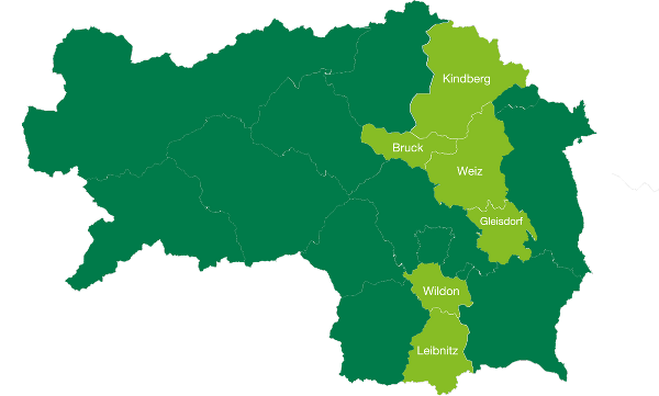 Übersicht "MedMobil 1450 - Steiermark" © Land Steiermark