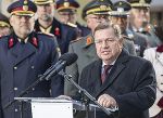 Flaggenparade im Landhaushof: Landesrat Werner Amon hielt die Festansprache © Land Steiermark/Foto Fischer; Verwendung bei Quellenangabe honorarfrei Flaggenparade im Landhaushof: Landesrat Werner Amon hielt die Festansprache
