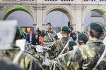 Flaggenparade im Landhaushof © Land Steiermark/Foto Fischer; Verwendung bei Quellenangabe honorarfrei Flaggenparade im Landhaushof