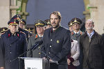 Bergrettungs-Landesleiter Stefan Schröck dankte im Namen der Einsatzkräfte. © Land Steiermark/Foto Fischer; Verwendung bei Quellenangabe honorarfrei Bergrettungs-Landesleiter Stefan Schröck dankte im Namen der Einsatzkräfte.