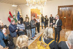 „Tag der offenen Tür“ in der Grazer Burg: Insgesamt wurden am Nationalfeiertag 2024 rund 600 Besucherinnen und Besucher gezählt. © Land Steiermark/Foto Fischer; Verwendung bei Quellenangabe honorarfrei