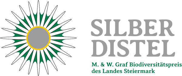Mit dem  „Silberdistel - M. & W. Graf Biodiversitätspreis"  des Landes Steiermark werden herausragende Initiative zum Schutz und zur Förderung der Biodiversität in der Steiermark ausgezeichnet. © Land Steiermark/Naturschutzakademie; bei Quellenangabe honorarfrei