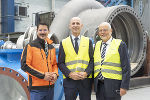 v.l.: Artur Stingl (Senior Vice President Processing Lines and Strip Furnaces Andritz AG), Willibald Ehrenhöfer (Wirtschafts- und Forschungslandesrat), Franz Rotter (Präsident Austrian Society for Metallurgy and Materials).
